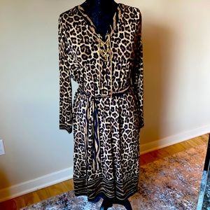 Animal print dress